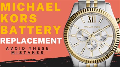 how to open back of michael kors watch|michael kors watches battery replacement.